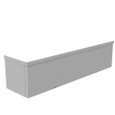 Milbank GSC3R Wireway Screw Cover, Type 3R UL Listed Steel ANSI 61 Gray