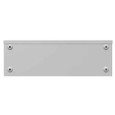 Milbank GSC3R Wireway Screw Cover, Type 3R UL Listed Steel ANSI 61 Gray