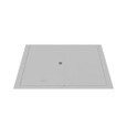 Milbank Flush Mount Cover Type 1 Screw Cover ANSI 61 Gray Steel Hinged Door Key Locking Slam Latch