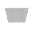Milbank Flush Mount Cover Type 1 Screw Cover ANSI 61 Gray Steel Hinged Door Key Locking Slam Latch