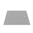 Milbank Flush Mount Cover Type 1 Screw Cover ANSI 61 Gray Steel Hinged Door Key Locking Slam Latch