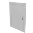 Milbank Flush Mount Cover Type 1 Screw Cover ANSI 61 Gray Steel Hinged Door Key Locking Slam Latch