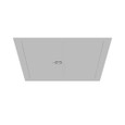 Milbank Flush Mount Cover Type 1 Screw Cover ANSI 61 Gray Steel Hinged Door Key Locking Slam Latch