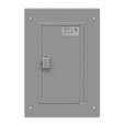 Milbank Flush Mount Cover Type 1 Screw Cover ANSI 61 Gray Steel Hinged Door Key Locking Slam Latch