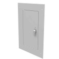 Milbank Flush Mount Cover Type 1 Screw Cover ANSI 61 Gray Steel Hinged Door Key Locking Slam Latch