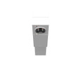 Milbank U5138 4 Terminal Ringless Meter Socket - Plain Top Horn Bypass, Single Pedestal Pad Mount