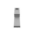 Milbank U5138 4 Terminal Ringless Meter Socket - Plain Top Horn Bypass, Single Pedestal Pad Mount