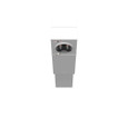 Milbank U5138 4 Terminal Ringless Meter Socket - Plain Top Horn Bypass, Single Pedestal Pad Mount