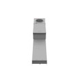 Milbank U5138 4 Terminal Ringless Meter Socket - Plain Top Horn Bypass, Single Pedestal Pad Mount