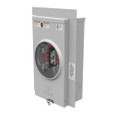 Milbank UF7021-KO 4 Terminal Ringless Meter Socket Flush Mount With Flange Knockouts