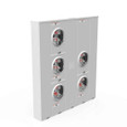 Milbank U2865-X 4 Terminal Ringless Meter Socket Large Closing Plate 5 Position 5-200 Ampere Main Breaker Provision