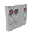 Milbank U5883-X 4-5 Terminal Ringless Meter Socket Large Closing Plate 3 Position 3-200 Ampere Main Breaker Provision 22K AIC
