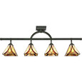 Quoizel QZL-TFAS1404 Transitional Track light tiffany 43.5"w valiant bronz