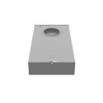 Milbank 4 Terminal Ringless Meter Socket Plain Top Lever Bypass Side Bussed, 1 Position, 320 Ampere