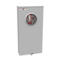 Milbank 4 Terminal Ringless Meter Socket Plain Top Lever Bypass Side Bussed, 1 Position, 320 Ampere