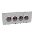 Milbank 4 Terminal Ringless Small Closing Plate Multi-Position 150 Ampere Side Wireway