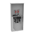 Milbank U5168 4 Terminal Ringless Meter Socket - Small Closing Plate Horn Bypass with Main Breaker & Loadcenter