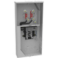 Milbank U5168 4 Terminal Ringless Meter Socket - Small Closing Plate Horn Bypass with Main Breaker & Loadcenter