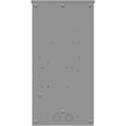 Milbank U5898-O 4 Terminal Ringless Meter Socket - Plain Top Side Wireway with Main Breaker and Circuit Options