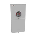 Milbank U5898-O 4 Terminal Ringless Meter Socket - Plain Top Side Wireway with Main Breaker and Circuit Options