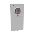 Milbank U5268–U5269 4 Terminal Meter Socket - Ringless & Ring Type, Dual Small Closing Plates with 200A Main Breaker and 20 Branch Circuits