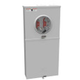 Milbank U5268–U5269 4 Terminal Meter Socket - Ringless & Ring Type, Dual Small Closing Plates with 200A Main Breaker and 20 Branch Circuits