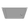 Milbank Surface Mount Cover Type 1 Screw Cover ANSI 61 Gray Steel Hinged Door Key Locking Slam Latch