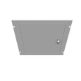 Milbank Surface Mount Cover Type 1 Screw Cover ANSI 61 Gray Steel Hinged Door Key Locking Slam Latch