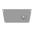 Milbank Surface Mount Cover Type 1 Screw Cover ANSI 61 Gray Steel Hinged Door Key Locking Slam Latch