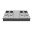 Milbank U5884-X 4-5 Terminal Ringless Meter Socket Large Closing Plate 4 Position 4-200 Ampere Main Breaker Provision 22K AIC
