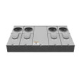 Milbank U5884-X 4-5 Terminal Ringless Meter Socket Large Closing Plate 4 Position 4-200 Ampere Main Breaker Provision 22K AIC