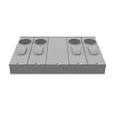 Milbank U5884-X 4-5 Terminal Ringless Meter Socket Large Closing Plate 4 Position 4-200 Ampere Main Breaker Provision 22K AIC