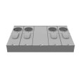 Milbank U5884-X 4-5 Terminal Ringless Meter Socket Large Closing Plate 4 Position 4-200 Ampere Main Breaker Provision 22K AIC