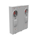 Milbank U5902-X 4-5 Terminal Ringless Meter Socket Large Closing Plate 2 Position 2-125 Ampere Main Breaker Provision 22K AIC