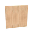 Millbank WB Back Panel Non-UL Listed Wood No Paint No Mounting Holes