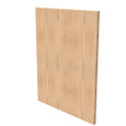 Millbank WB Back Panel Non-UL Listed Wood No Paint No Mounting Holes