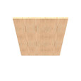Millbank WB Back Panel Non-UL Listed Wood No Paint No Mounting Holes