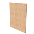 Millbank WB Back Panel Non-UL Listed Wood No Paint No Mounting Holes