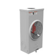 Milbank U7021 4 & 5 Terminal Ringless Meter Socket - Triplex or Quadplex Ground, Horn Bypass and Locking Hub Configurations