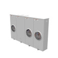 Milbank 5 Terminal Ringless 2 Large Closing Plates Lever Bypass 3 Position, 200 Ampere