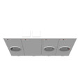 Milbank 5 Terminal Ringless 2 Large Closing Plates Lever Bypass 3 Position, 200 Ampere