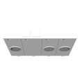 Milbank 5 Terminal Ringless 2 Large Closing Plates Lever Bypass 3 Position, 200 Ampere