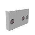 Milbank 5 Terminal Ringless 2 Large Closing Plates Lever Bypass 3 Position, 200 Ampere