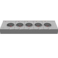 Milbank 4 Terminal Ringless Small Closing Plate Horn Bypass CECHA Approved