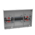 Milbank 4 Terminal Ringless Small Closing Plate, 100 Ampere