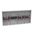 Milbank 4 Terminal Ringless Small Closing Plate, 100 Ampere
