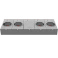 Milbank 4 Terminal Ringless Small Closing Plate, 100 Ampere