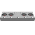 Milbank 4 Terminal Ringless Small Closing Plate, 100 Ampere