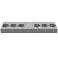Milbank 4 Terminal Ringless Small Closing Plate, 100 Ampere