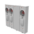 Milbank U5903-X 4-5 Terminal 3-Position Ringless Meter Socket with Main Breaker Provision 100A 240V 1-Phase Surface Mount 22K AIC